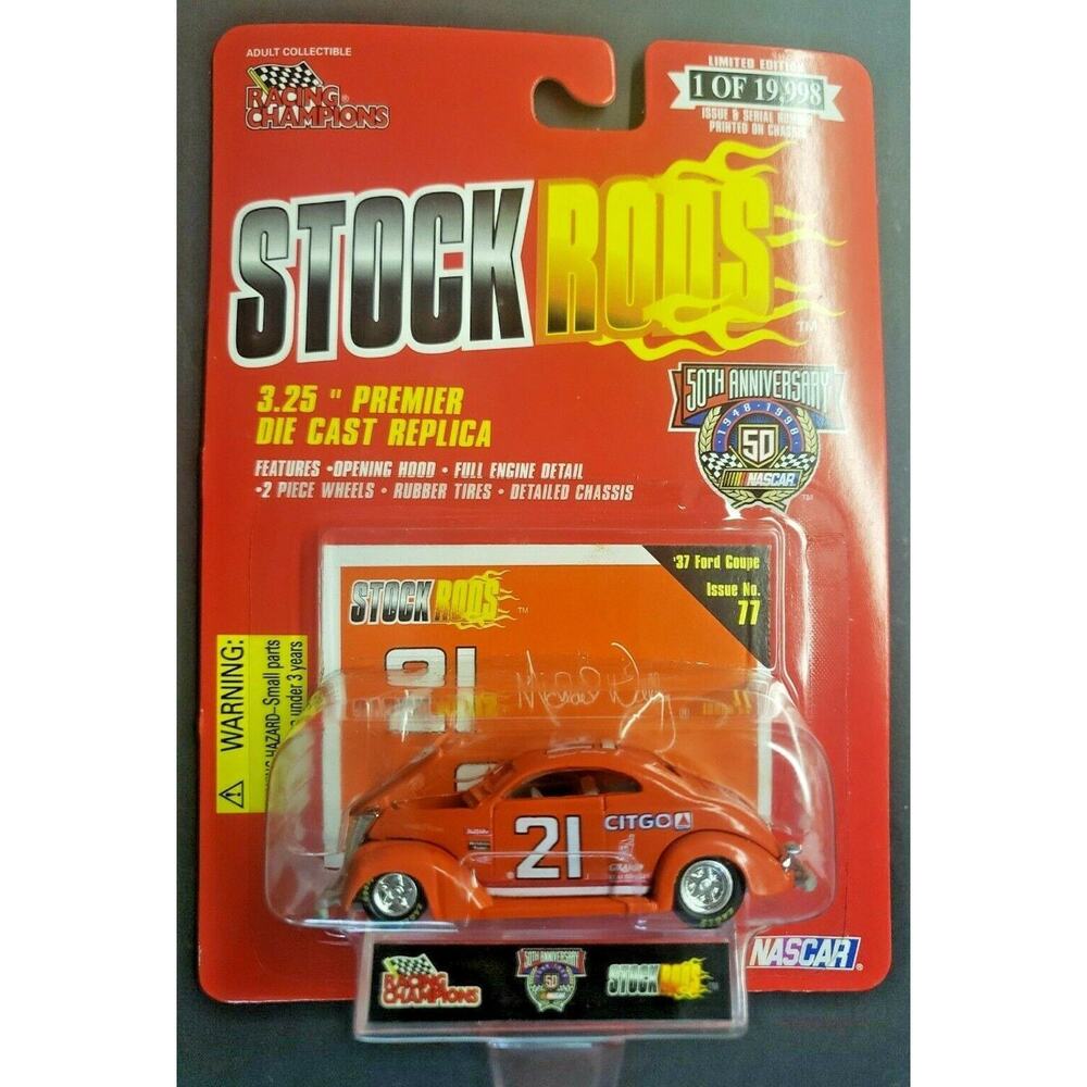 1998 Racing Champions Stock Rods‎ '37 Ford Coupe Michael Waltrip 21 Citgo HW4